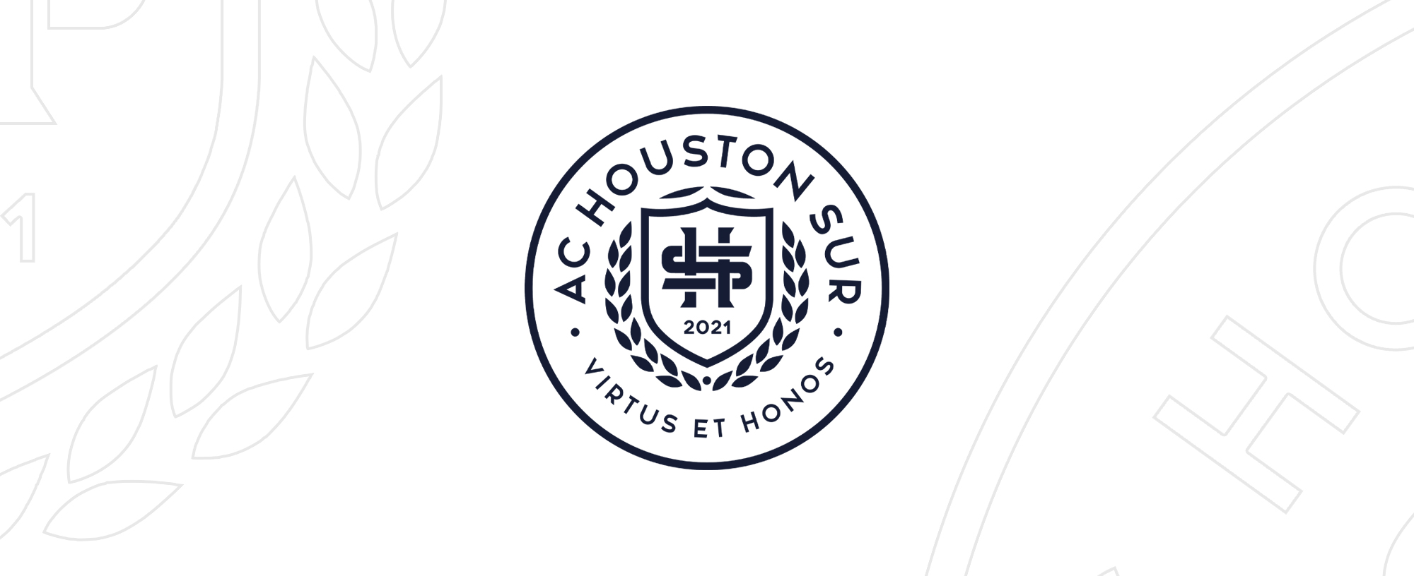 AC Houston Sur monochrome crest