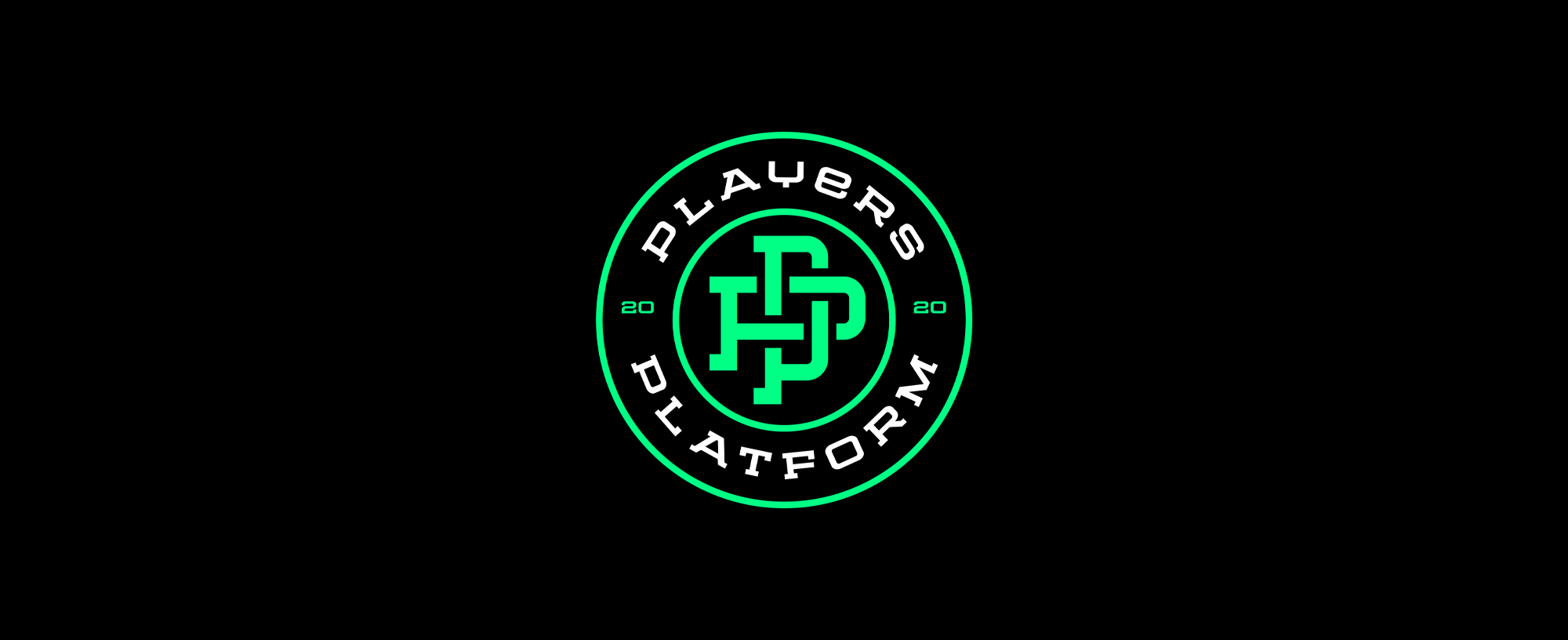 Players Platform badge on black