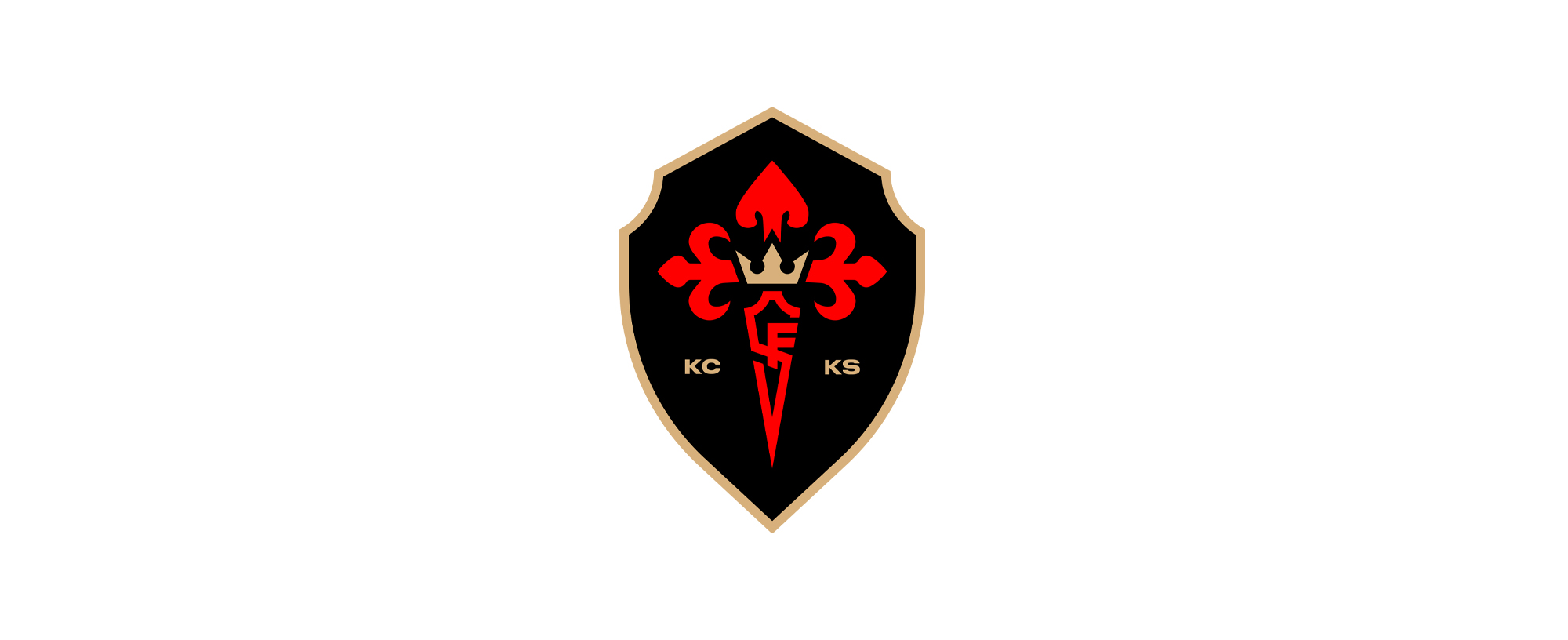 Santafé Wanderers shield on white background