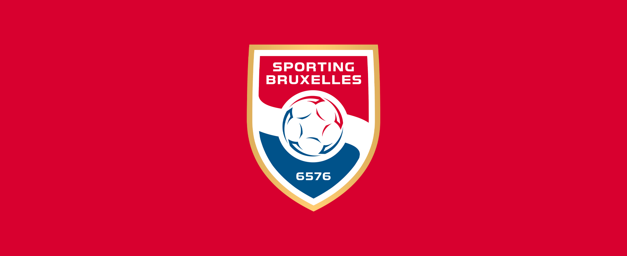 Sporting Bruxelles crest on red